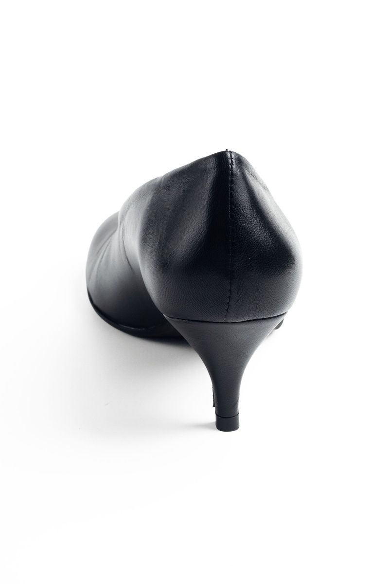 Човники жіночі шкіряні чорні D400 nero фото