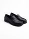 Лофери жіночі шкіряні чорні 9711 Nero фото 2