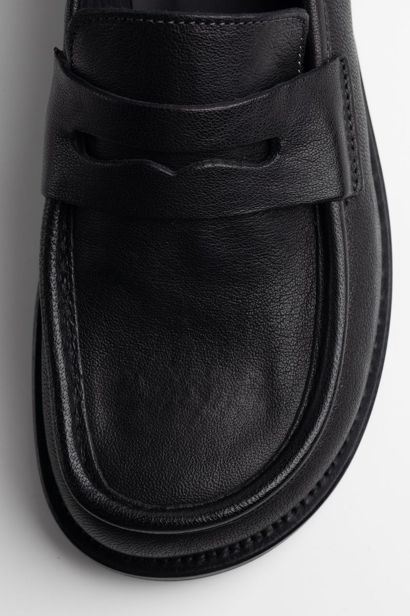 Лофери жіночі шкіряні чорні 9711 Nero фото