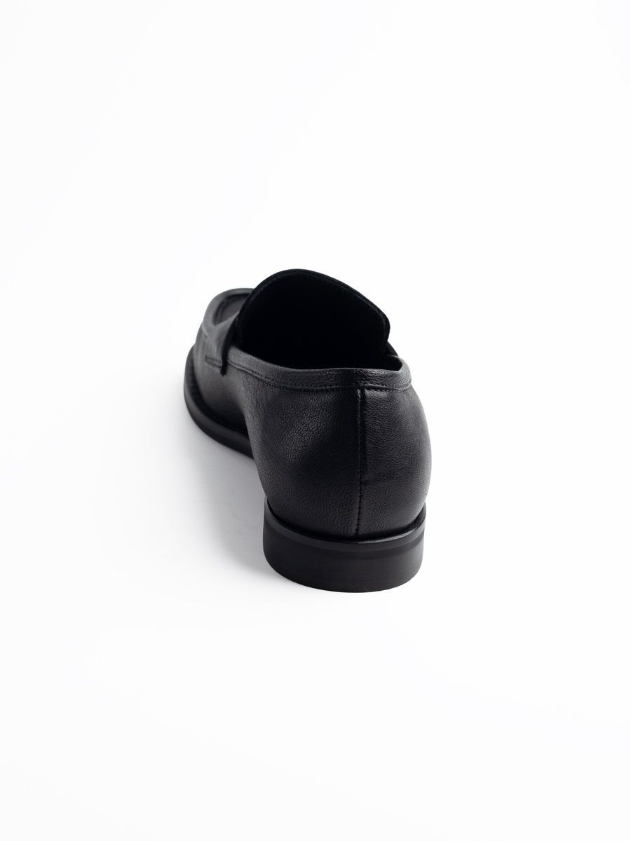Лофери жіночі шкіряні чорні 9711 Nero фото