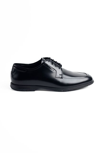 Туфлі чоловічі класичні шкіряні чорні L6024 Black фото