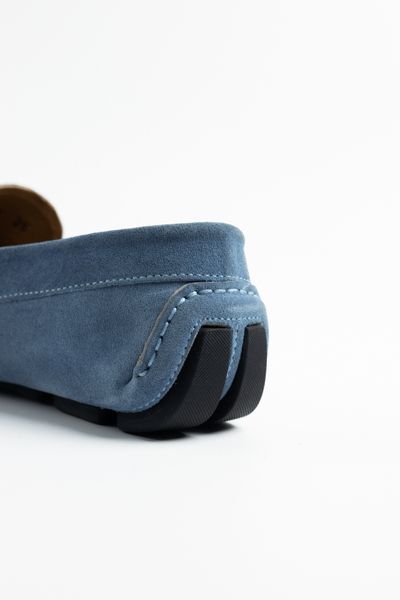 Мокасини PS замшеві джинсові 6890 Denim фото