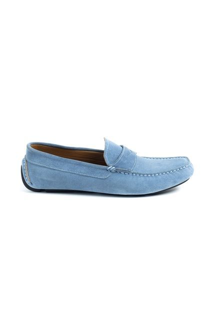 Мокасини PS замшеві джинсові 6890 Denim фото