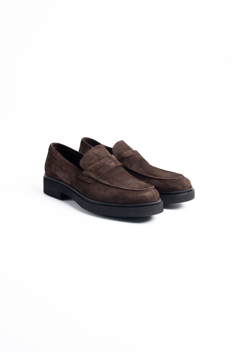 Лофери Демісезонні чоловічі LB 5078 brown фото