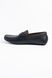 Мокасини PS шкіряні чорні 6890 Black Fl фото 4