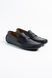 Мокасини PS шкіряні чорні 6890 Black Fl фото 2