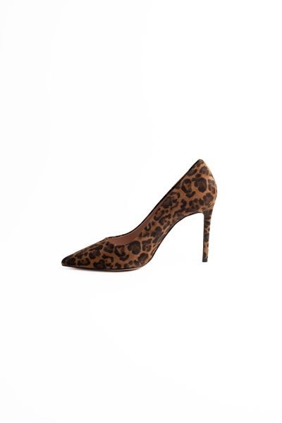 Човники замша леопард R153 camoscio leopard фото
