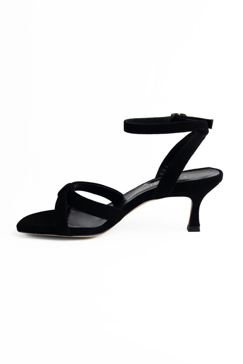 Босоніжки замшеві MFS чорні 27280 фото