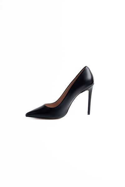 Човники шкіряні чорні R153 nappa nero фото